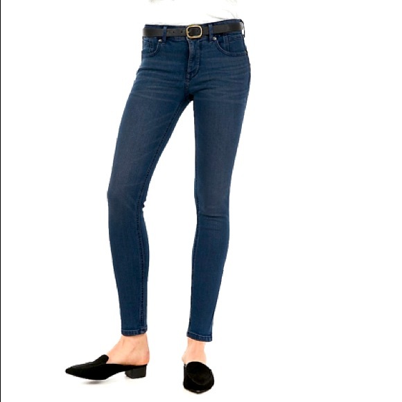 Express Perfect Lift Mid Rise Skinny Jeans